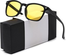 Night Driving Glasses for Men, Polarized Glasses,Fit over Men Women Anti Glare H