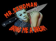 Halloween Michael Myers Sandman Horror Die Cut Water Proof Sticker
