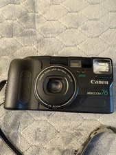 Canon Sure Shot Mega Zoom 76 35mm Film Camera Untested No Battery With Manual