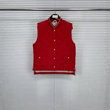 Thom Browne Autumn Winter New Down Vest Casual Comfor Warm Vest Jacket