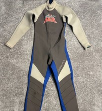 Vintage O'Neill RT-20 The Chill Killer Full Wetsuit Youth Size 14 Blue Gray Surf