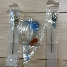 Colorful 3-Piece Hairpin Set Decorated Metal Plastic Unused