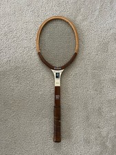 Vintage Wilson Chris Evert Wooden Autograph Model Tennis Racket 4-3/8 Light.