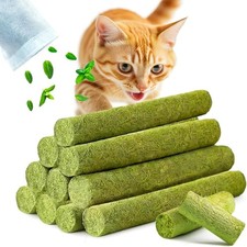 90g/3.17oz Cats Treat Cat Grass Teething Stick Kitten Toy Catnip Toys for Hairba