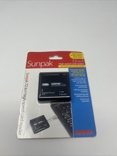 Sunpak 72-in-1 High-Speed Card Reader Built In USB 2.0 Self Storage Plug SEALED!