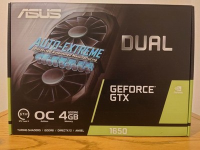 ASUS GeForce GTX 1650 Dual OC 4GB GDDR5 Grafikkarte