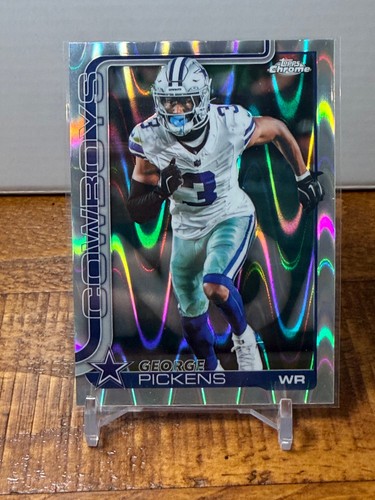 2025 Topps Chrome #80 George Pickens Ray Wave Refractor
