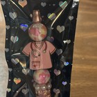 Pink Nurse Beaded Ballpoint Pen w/ Heart Pattern Pouch, Rose Gold & White — photo 5
