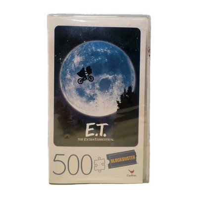E.T. 500 Piece Puzzle Blockbuster Cardinal 18x24 Movie Theme Sealed Pieces