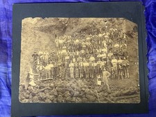 Rare Original Mt Bischoff Mining Photograph – “The Red Face” No. 2 – Waratah Tas