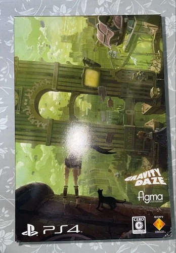 PS4 Gravity Daze Collector’s Edition w/ Game Figma Kitten Figure Postcards Box - Picture 2 of 5
