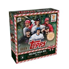 2025 Topps Holiday Baseball Factory Sealed Mega Box