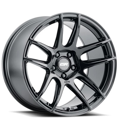 19x10.5'' ESR Wheels CS8 Gloss Black JDM Style Rims