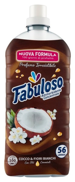 Fabuloso WeichspüLer 1250 Ml Konzentrat 56 Dosierungen Kokos Weiß Made In Italy-image
