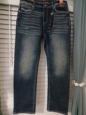 Beand New True Rebel 805 Straight Fit Pants, Dark Wash, Size W 34 x L 32