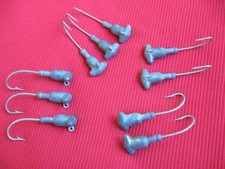 Ten Striper Saltwater 1  oz Bare Unpainted Jig Head Lure from the 1970 s-80 s