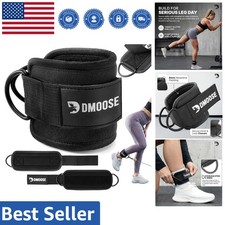 DMoose Ankle Strap for Cable Machine - Padding, Ideal for Glute Workouts