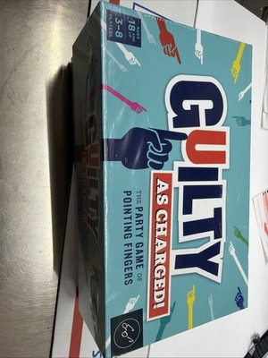 Guilty as Charged! Party Game of Pointing Fingers Adult 18+ Chronicle NEW SEALED