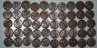 1939-D Lincoln Wheat Cent  Roll (50) ~ EF  AU  RL103