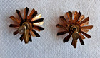 2 LARGE Vintage Atomic Starburst Rhinestone Brooches & Matching Earrings — photo 7