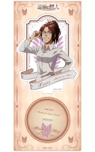 Soporte Acrílico Attack on Titan Hanji Zoe 15cm Arte Merchandising A Todo Color Hanj