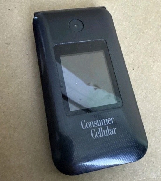 Consumer Cellular Link II Link 2 Z2335CC 8GB Gray Flip GSM Unlocked