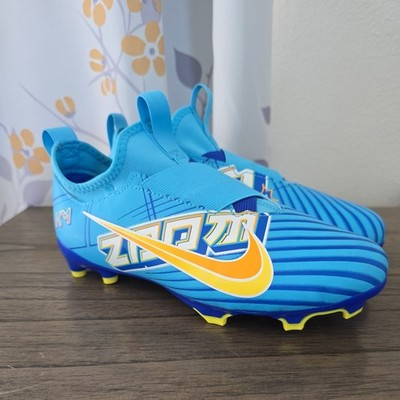 Nike Jr Zoom Vapor KM Baltic Blue & White Size 4.5Y NEW! W/SMALL IMPERFECTIONS 