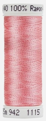 942-1115 HELLROSA GUTERMANN SULKY 40wt VISKOSE STICKGARN 250m