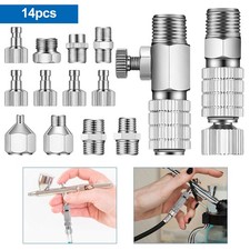 14x Airbrush Adapter Kit 1/8" 1/4" BSP Quick Release Fittings for Air Compressor