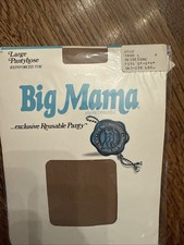 Big Mama Large Pantyhose Reinforced Toe, Beigetone