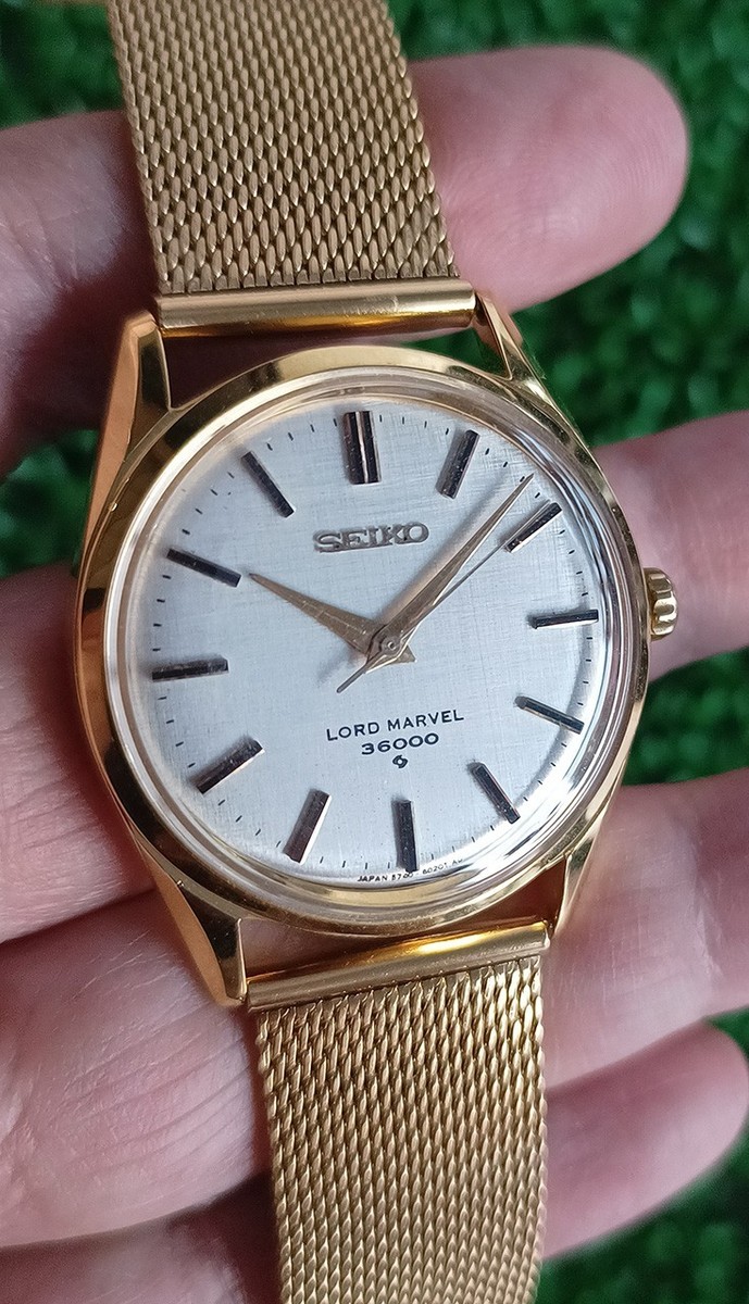 時計 SEIKO LORD MARVEL 3600 Rare Vintage Seiko Lord marvel 36000 Manual wind 23 jewels gold