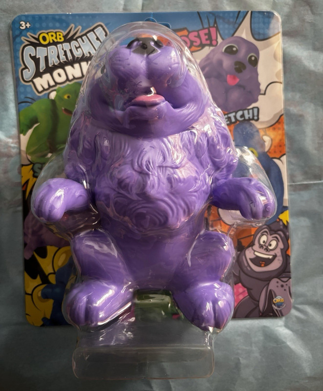 ORB Stretch Monster Purple Squeezable Stress Reliever Toy Ages 4-10