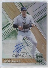 2019 Panini Elite Extra Edition Auto Emerald 3/25 Jose Salas #166 Auto 0ie5