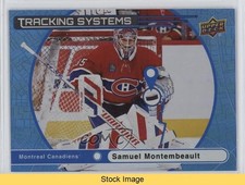 2025 Upper Deck Series 1 Tracking Systems Samuel Montembeault #TS-15 READ 05ql