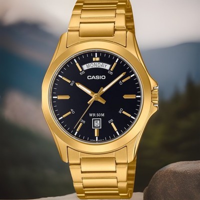 Herrenuhr Casio DAY & DATE GOLD MTP-1370G-1A