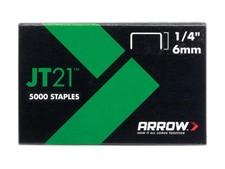 Arrow JT21 T27 Staples 6mm (1/4in) (Box 5000) ARRJT2114 0.0032 per staple