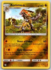 Kommo-o 163/236 Holo Rare SM - Cosmic Eclipse Reverse Holofoil (Near Mint)