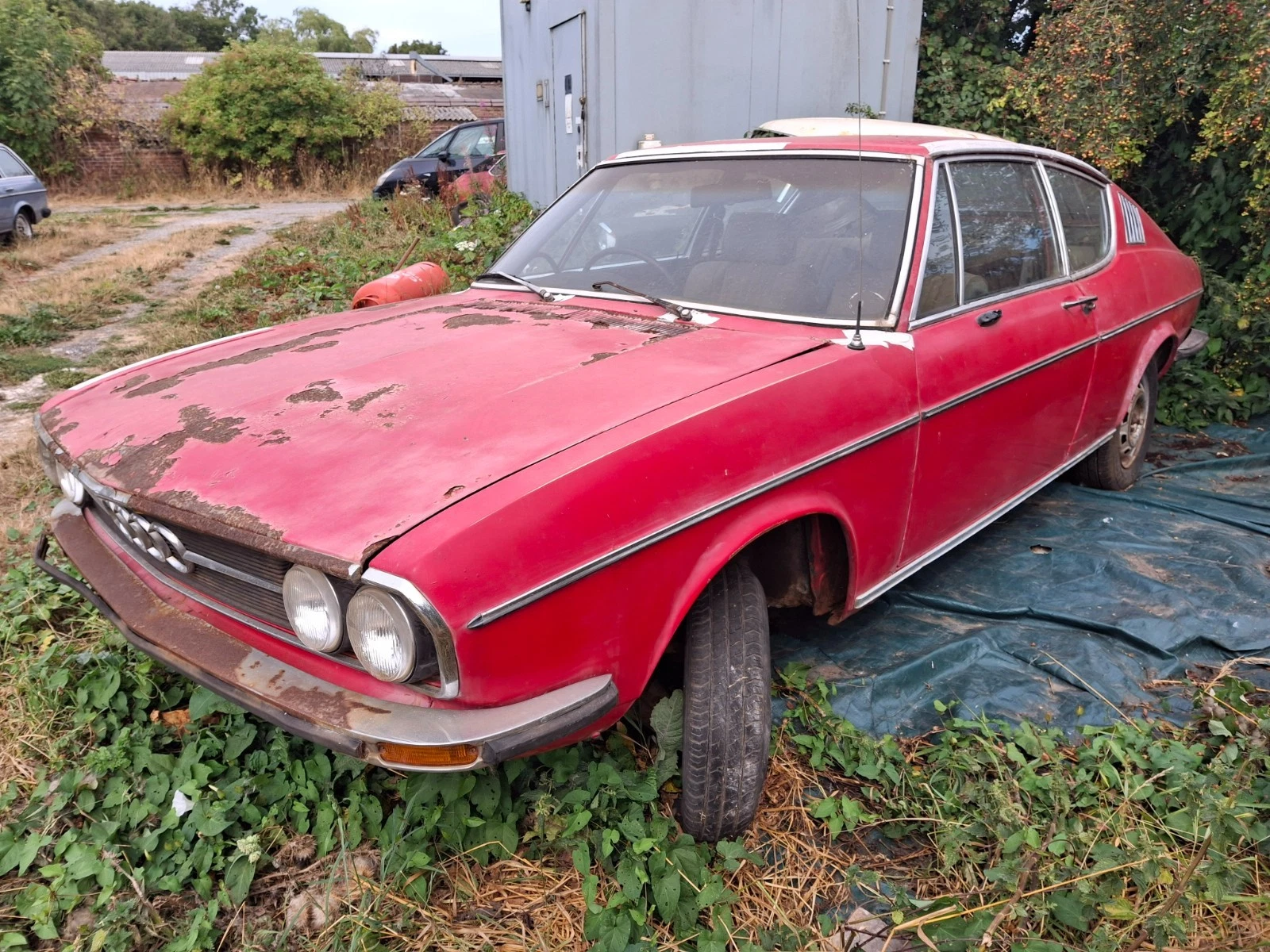1974 Audi 100 S Coupe 1871cc RHD Import Resto Project + 100GL Saloon Donor Car