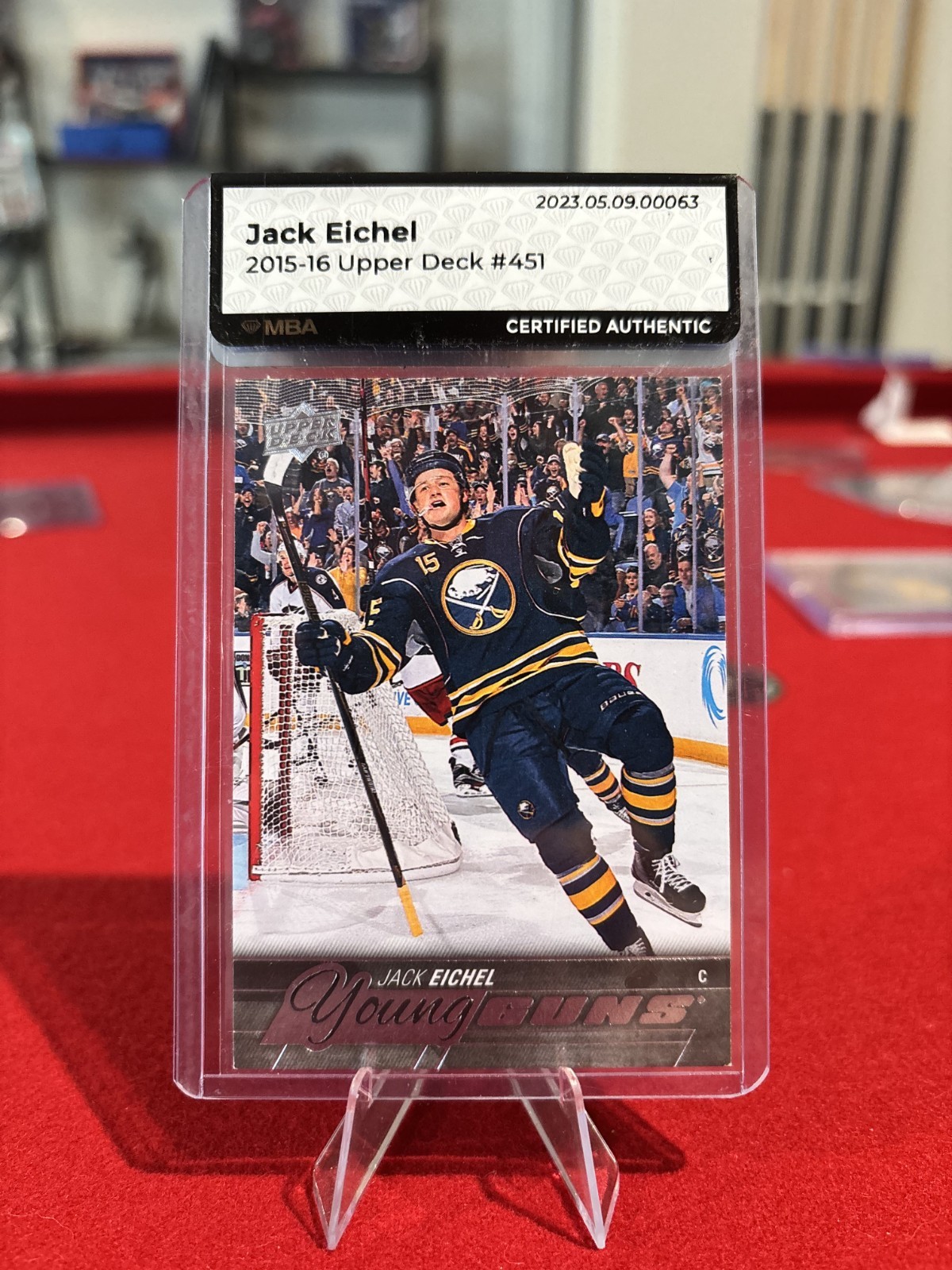 Upper Deck 2015-16 Young Guns Jack Eichel Buffalo Sabres #451 Rookie
