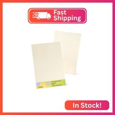 24 Pack Basswood Plywood Sheets 12"x16"x1/8", Basswood for Laser Cutting