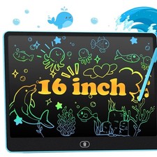 16" Digital LCD Writing Drawing Slate Tablet Pad Art Board for Kids and Adults