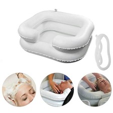 Aufblasbares Haarwaschbecken Haare waschen im Bett Aufblasbares Shampoo Becken