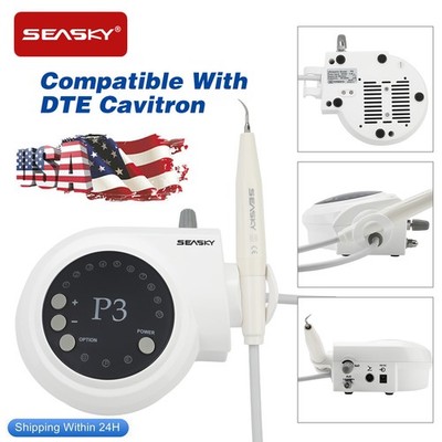 SEASKY Dental Ultrasonic Piezo Scaler Handpiece 5*Tips Fit DTE SATELEC P3+
