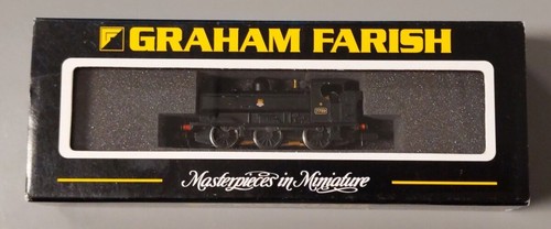 Locomotora de vapor Graham Farish 371-904 escala N BR 57XX tanque alforja 4-2-0 #7739 | Condition: Used