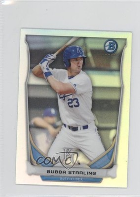 2014 Bowman Scout Top 5 Prospects Mini Chrome Refractors Bubba Starling 1d0