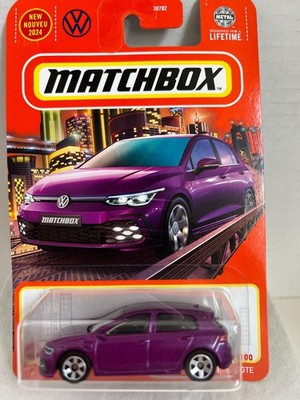 NIP 2024 Matchbox Mainline 2021 Volkswagen Golf GTE 25/100 Purple