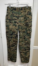 USMC Marine Corps Trouser Woodland MARPAT MCCUU Pants Size Medium Regular