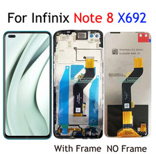 For Infinix Note 8 X692 LCD Display Touch Screen Digitizer Full Assembly Frame