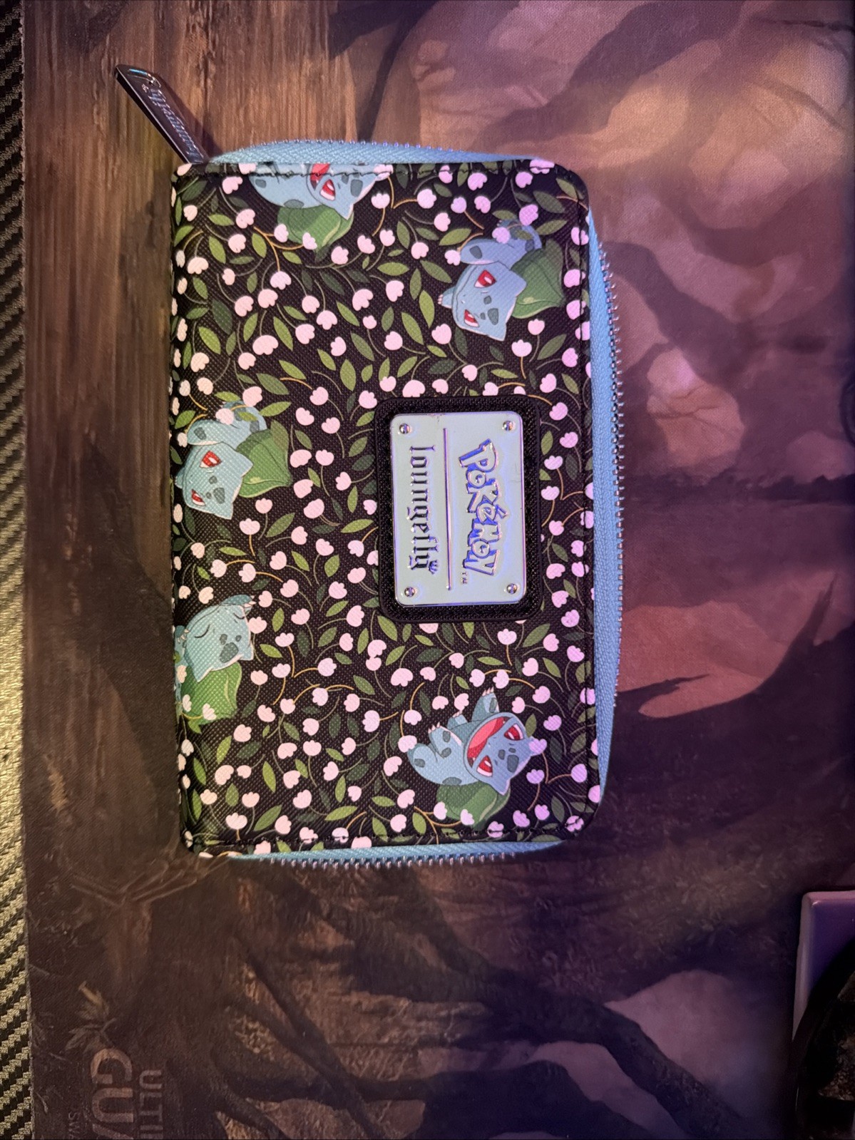 Loungefly Bulbasaur Evolution Zip Around Wallet P… - image 1