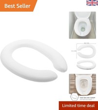Comfortable Toddler Toilet Seat Cushion for Home & Travel - Easy to Clean White